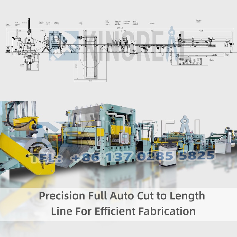 Πλήρης αυτόματη κοπή ακριβείας σε γραμμή μήκους για αποτελεσματική κατασκευή