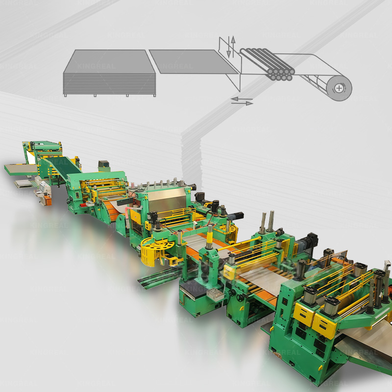 Πηνίο σε φύλλο Μηχανή κοπής σε μήκος