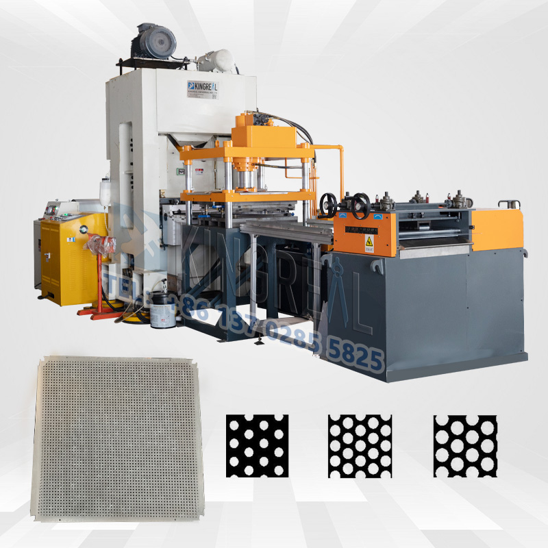 Πλήρης αυτόματη γραμμή παραγωγής διάτρητων μετάλλων