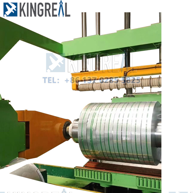 Υψηλής ποιότητας Μεταλλικό Φύλλο Recoiler Line For Slitting Machine