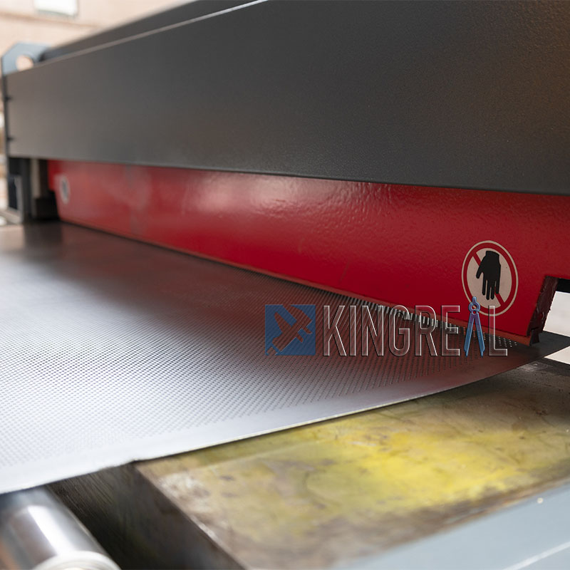 metal sheet perforation line